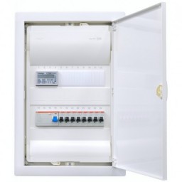 Mit Zähler Bestückter Hager...