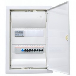 Mit Zähler Bestückter Hager...