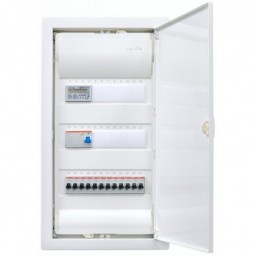 Mit Zähler Bestückter Hager...